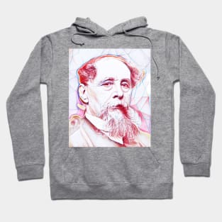 Charles Dickens Portrait | charlles dickens line art Hoodie